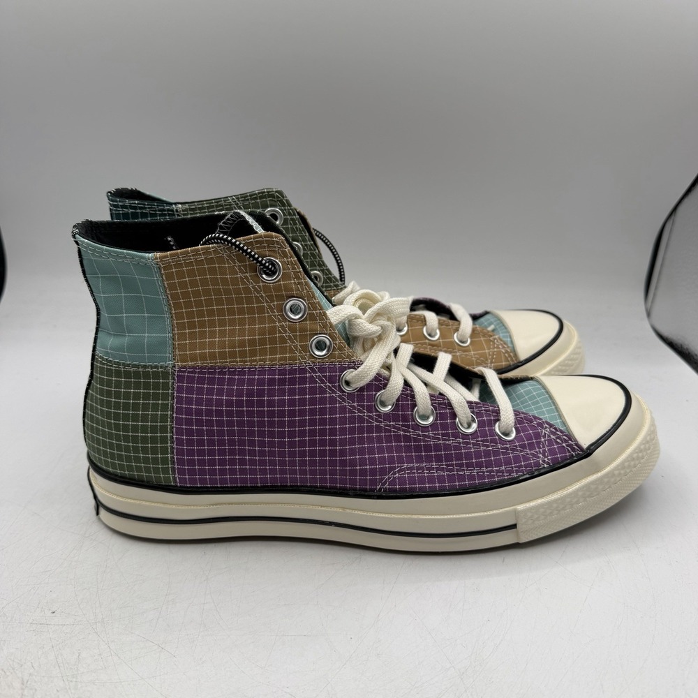 Converse Chuck 70 Hi Quad Ripstop Shoes Mens 8.5 Womens 10.5 Dewberry 166317C - Picture 2 of 11